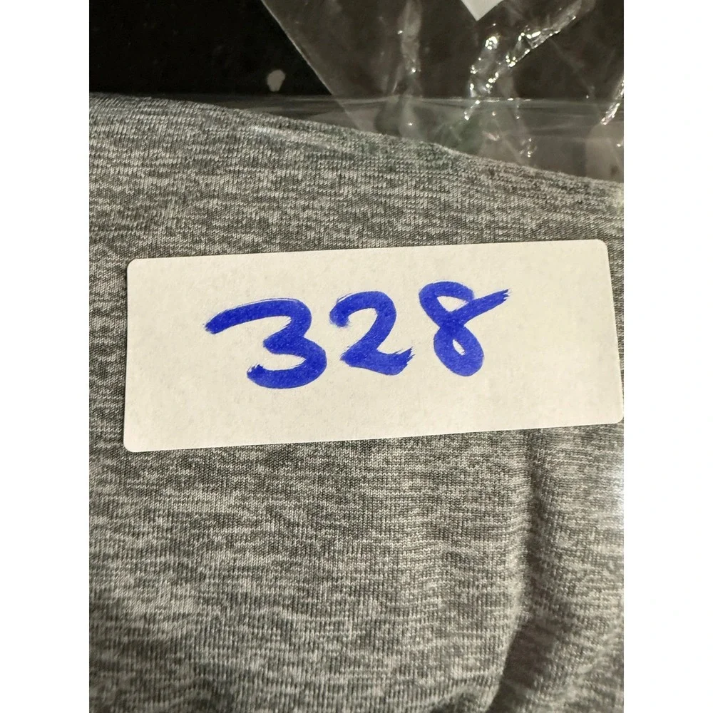 Nike Dri-FIT Mens Medium Gray Heathered 1/4 Zip Running Pullover Thumbholes 328